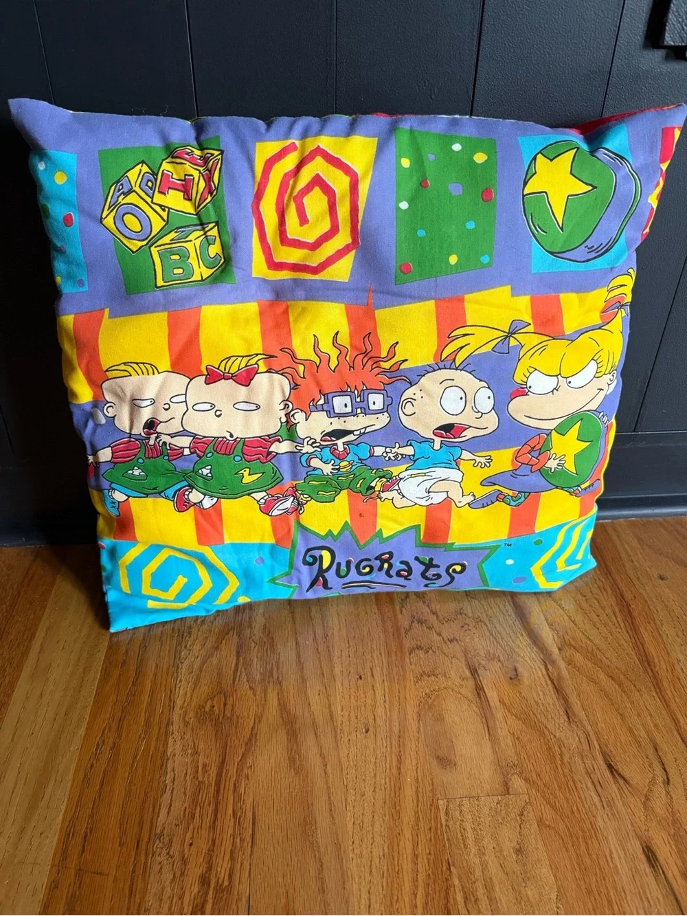 Vintage 90’s Rugrats Throw Pillow - 14 inch